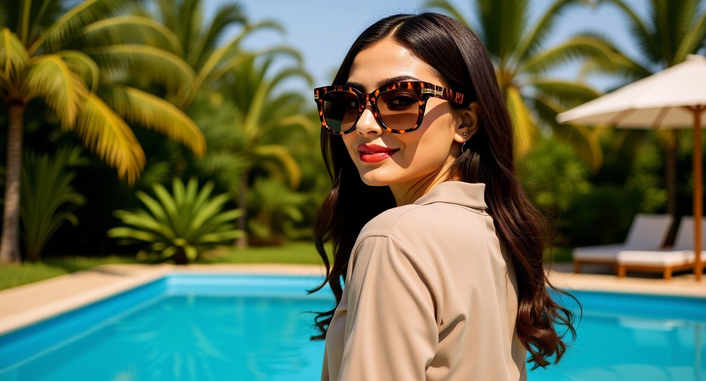 female sunglasses banner